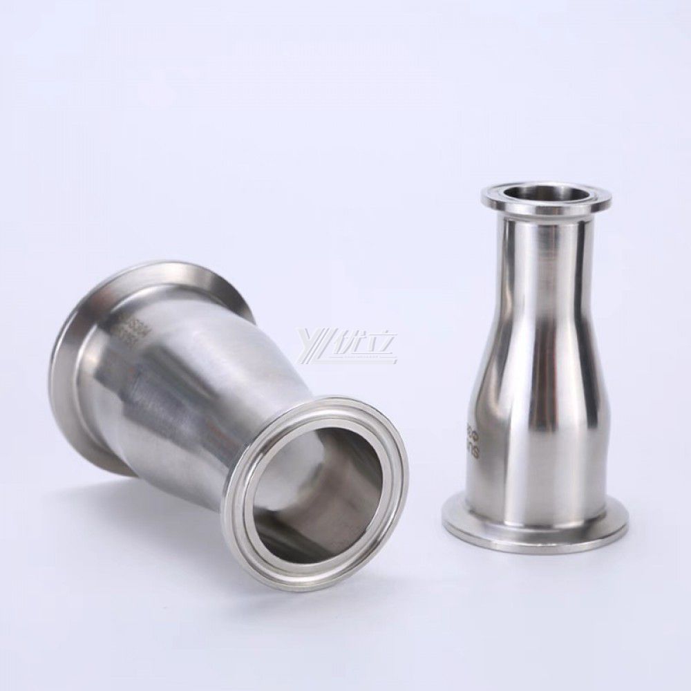 YOULI Hygienic Food Grade Sanitary Stainless Steel 304 SS316L 3A SMS DIN ISO Welded Pipe Fitting Concentric Clamped Reducer