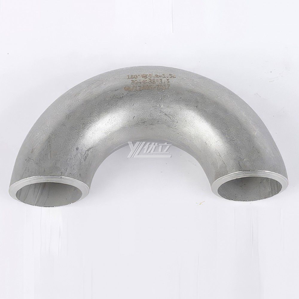 YOULI Shot Blasting Pickling Stainless Steel ANSI SCH40-SCH160  304 SS316L Pipe Fitting 180 Degrees Butt Welding Elbow