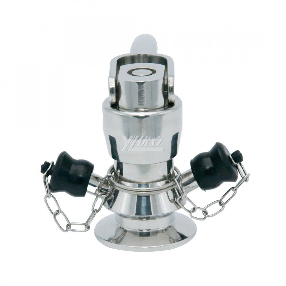 YOULI Hygienic Food Grade Sanitary Stainless Steel 304 316L Tri Clamped Manual Quickly Open Type Sterile Sample Valve