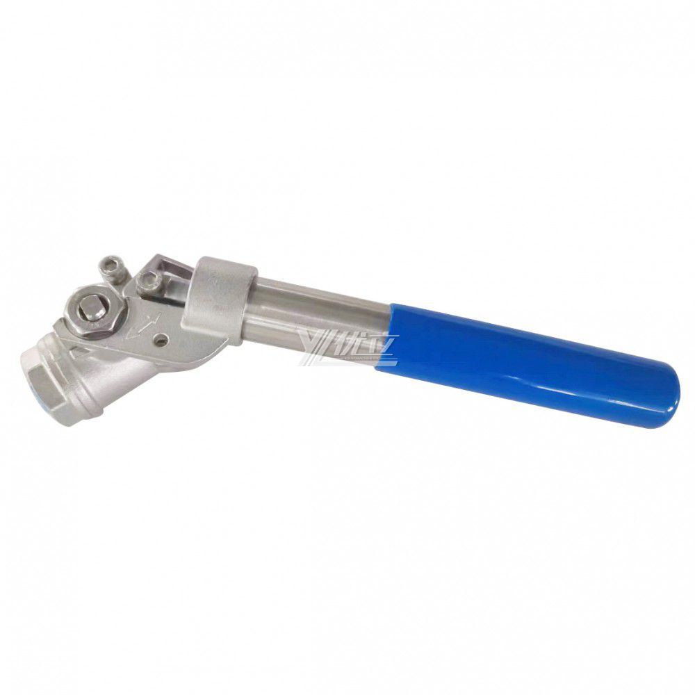 YOULI RC NPT BSP 1000-2000wog 1.6-6.4mpa 304 316 WCB Stainless Steel Automatic Reset Handle 2PC Threaded Ball Valve
