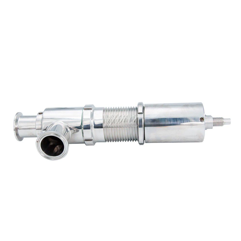 YOULI Kesselman Hygienic Food Grade Sanitary Stainless Steel 304 316L Tri Clamped Sanitary Safety Valve