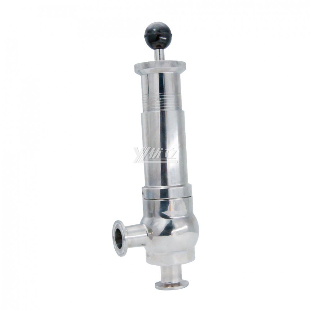 YOULI Best-in-Class  Hygienic Food Grade Sanitary Stainless Steel 304 316L Scale Adjustable Tr Clamped Sanitary Safety Valve