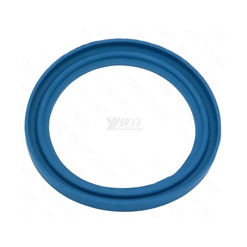 YOULI Hygienic Food Grade Customized Sanitary Detect Blue EPDM With Flanging  Tri Clamp Gasket