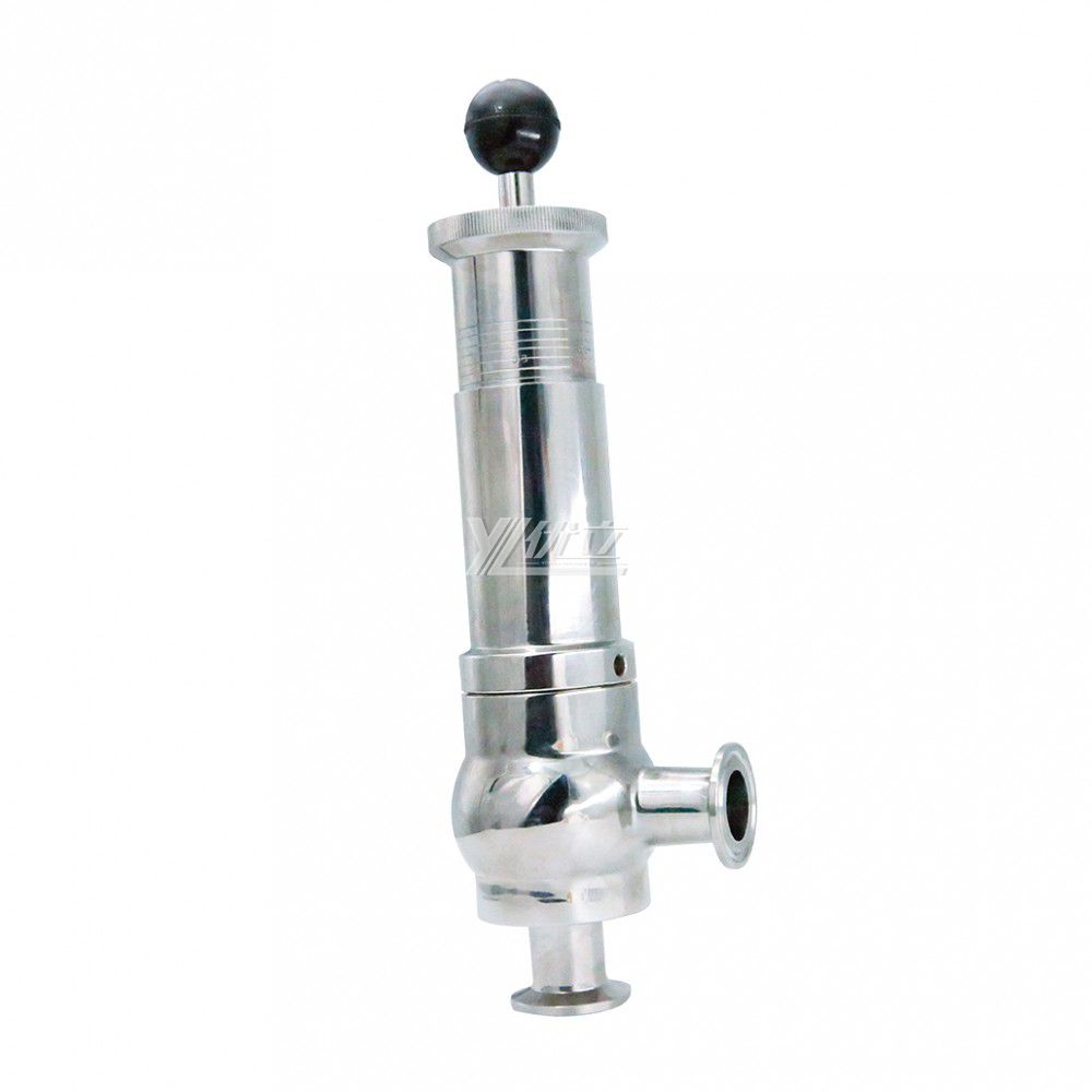 YOULI Best-in-Class  Hygienic Food Grade Sanitary Stainless Steel 304 316L Scale Adjustable Tr Clamped Sanitary Safety Valve