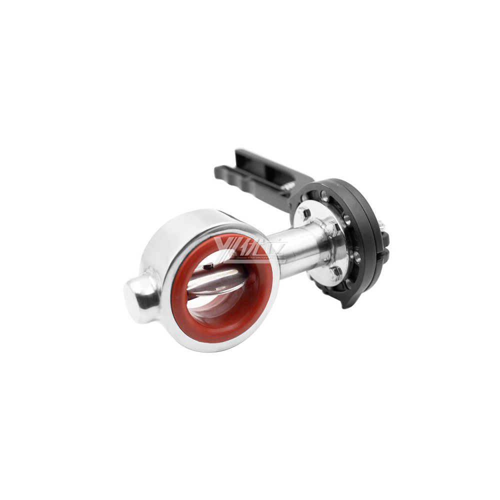 YOULI Hygienic Food Grade Stainless Steel 3A/SMS/DIN 304 316 Silicon Duckbill Handle Sanitary Manual Wafer Butterfly Valve
