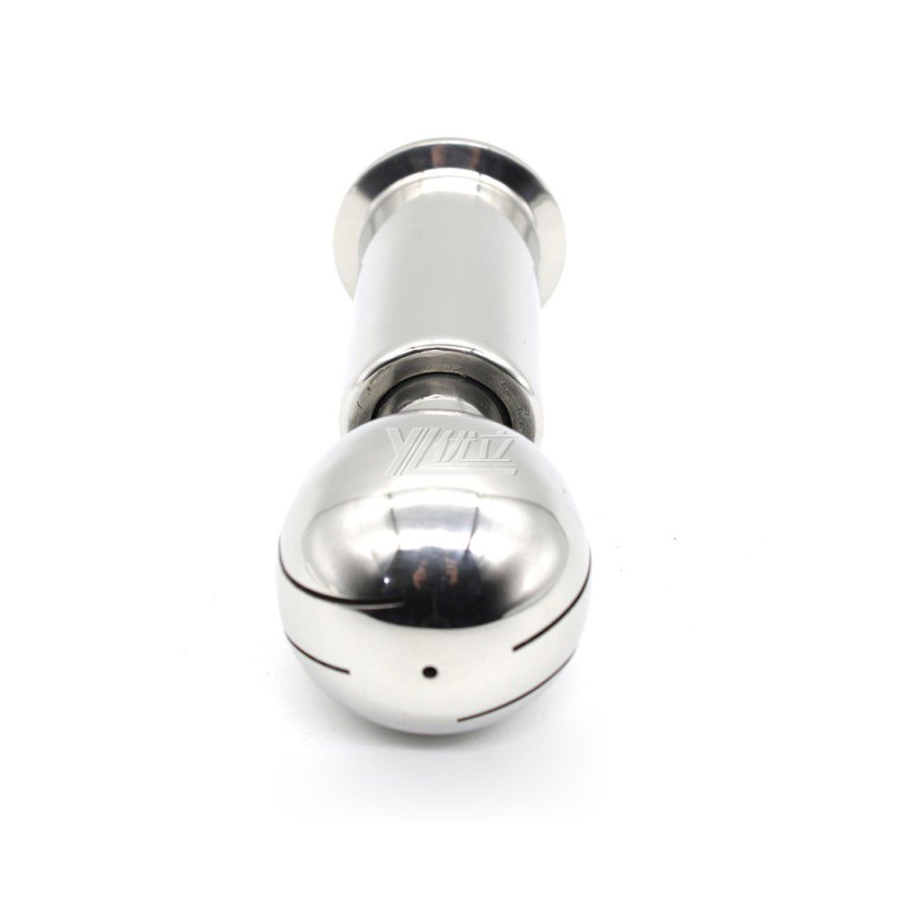 YOULI Food Grade Sanitary CIP Bolted Tank Cleaning Stainless Steel 304 SS316L Clamped Nozzle Rotary Cleaning Spray Ball