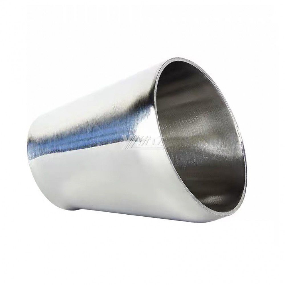 YOULI Hygienic Food Grade Sanitary Stainless Steel 304 SS316L 3A SMS DIN ISO Welded Pipe Fitting Eccentric Welded Reducer