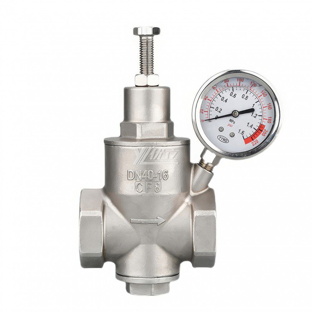 YOULI YZ11X Pressure Gage NPT BSP Pn16 304 316 Stainless Steel Water Branch Membrane Type Female Threaded Pressure Relief Valve