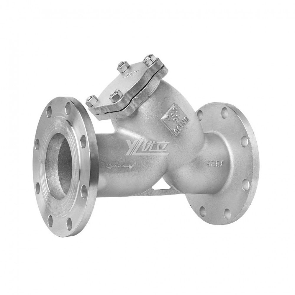 YOULI High-Grade Stainless Steel Pipeline 300 Mesh 304 316 WCB ANSI 150LB JIS 10K PN16 Custom Y Type  Flange Strainer  Filter