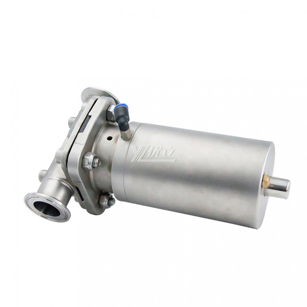 YOULI Hygienic Food Grade Sanitary all Stainless Steel 316L Pharmaceutical Biological Membrane  Pneumatic Diaphragm Valve