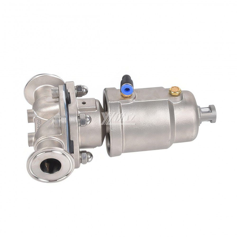 YOULI Hygienic Food Grade Sanitary Stainless Steel 316L Biological Tri Clamped Pneumatic Diaphragm Valve Pneumatic
