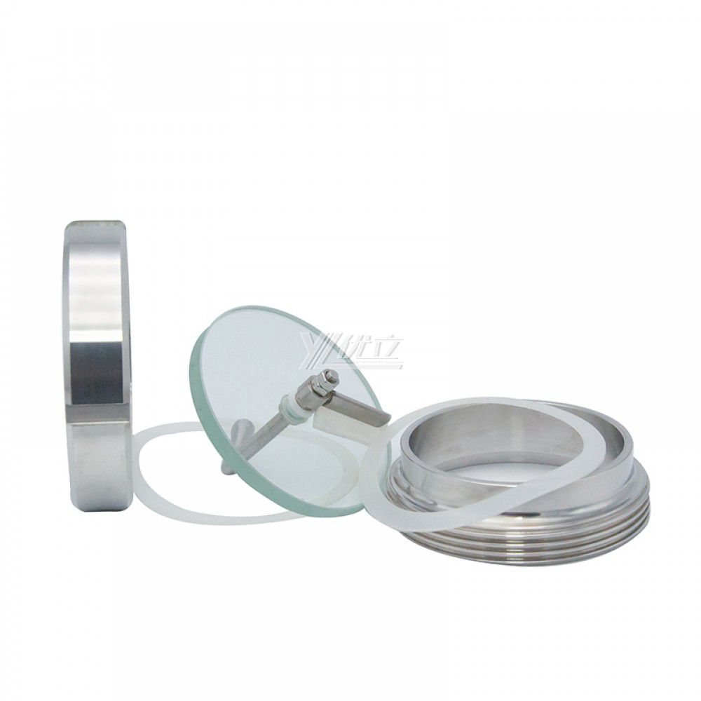 YOULI Best-in-Class Hygienic Food Grade Sanitary Stainless Steel 304 316L SMS With Wiper Union Sight Glass