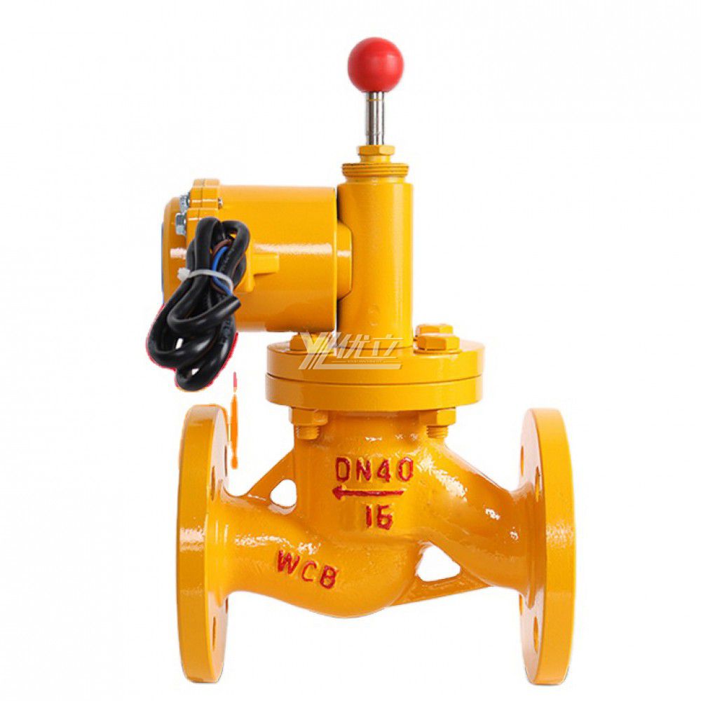 YOULI ZCRB Stainless Steel 304 316 Cast Iron AC220V DC24V Gas Emergency Shut-off Flanged Solenoid Valve