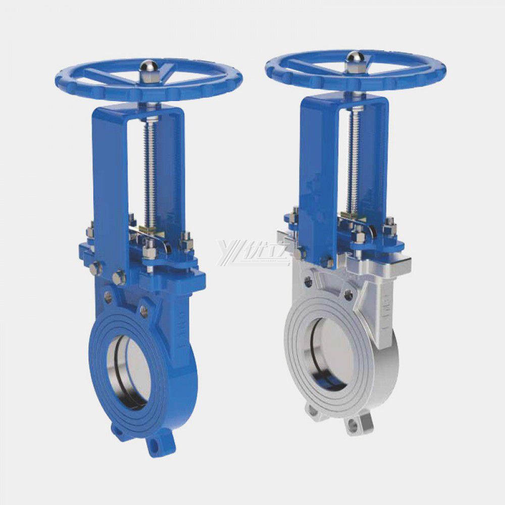YOULI High Temperature ANSI 150LB Stainless Steel 304 316 JIS 10K-20K 1.6mpa WCB Manual Wafer Knife Gate Valve