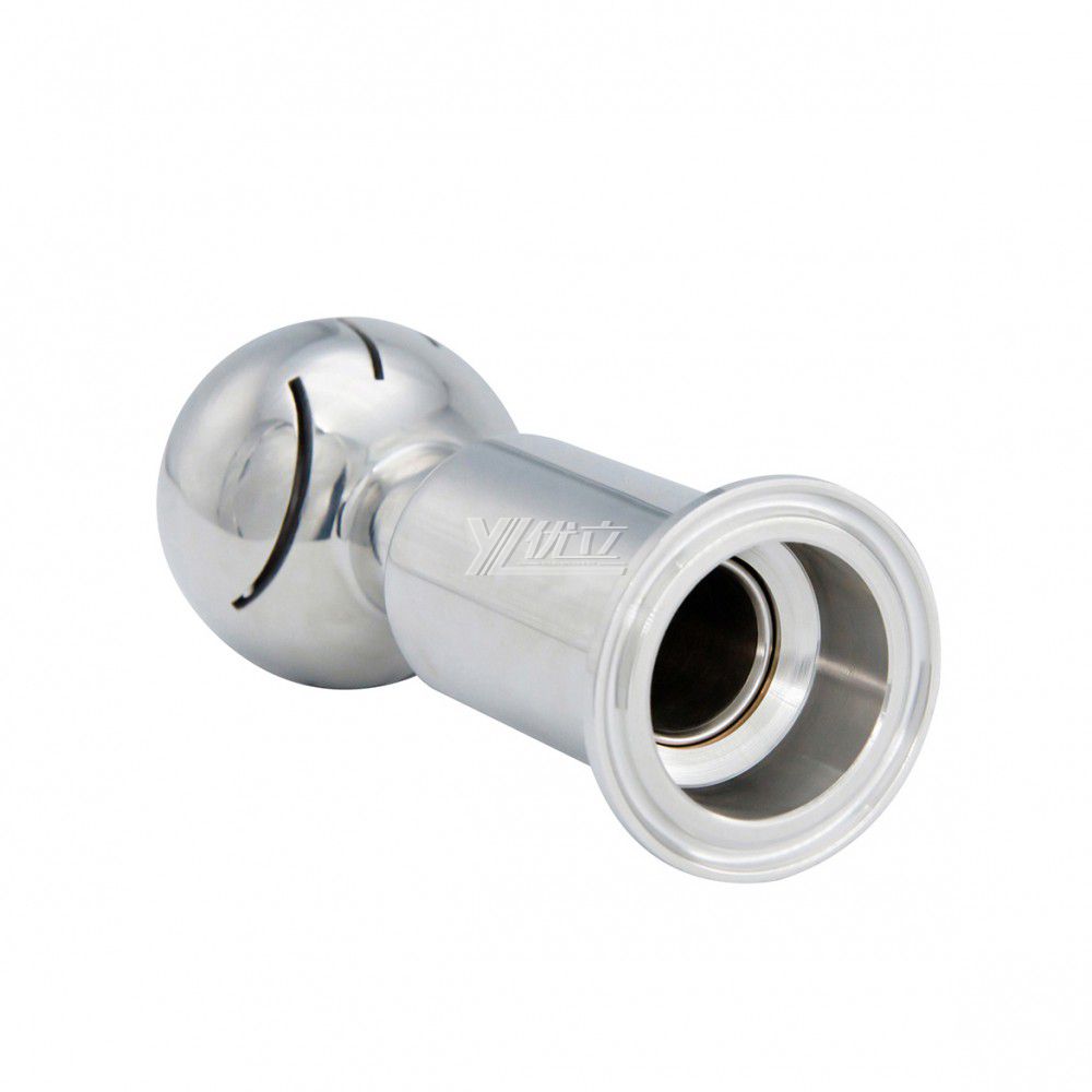 YOULI Food Grade Sanitary CIP Bolted Tank Cleaning Stainless Steel 304 SS316L Clamped Nozzle Rotary Cleaning Spray Ball