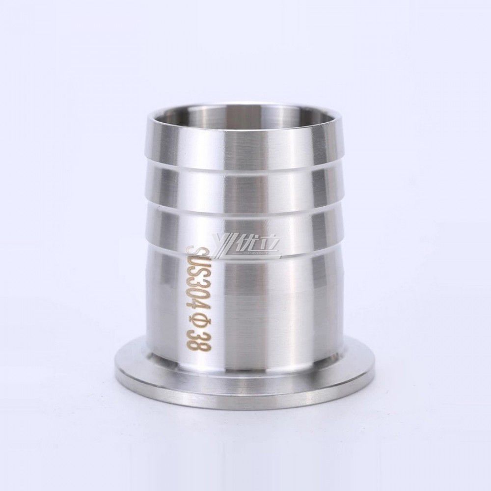 YOULI Best-in-Class Hygienic Food Grade Sanitary Stainless Steel 304 316L SMS Tri Clamp Ferrule Hose Adapter