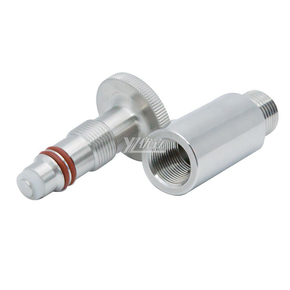 YOULI Professional Manufacture Hygienic Food Grade Sanitary Medical Stainless Steel 304 316L Manual Male Threaded Sample Valve
