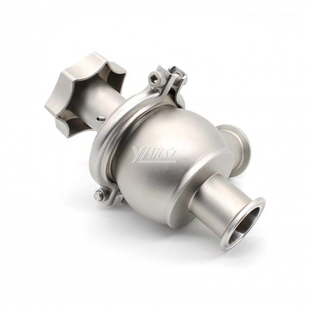 YOULI Hygienic Food Grade Stainless Steel 304 316L Mannual Tri-Clamp Flow Regulating Valves