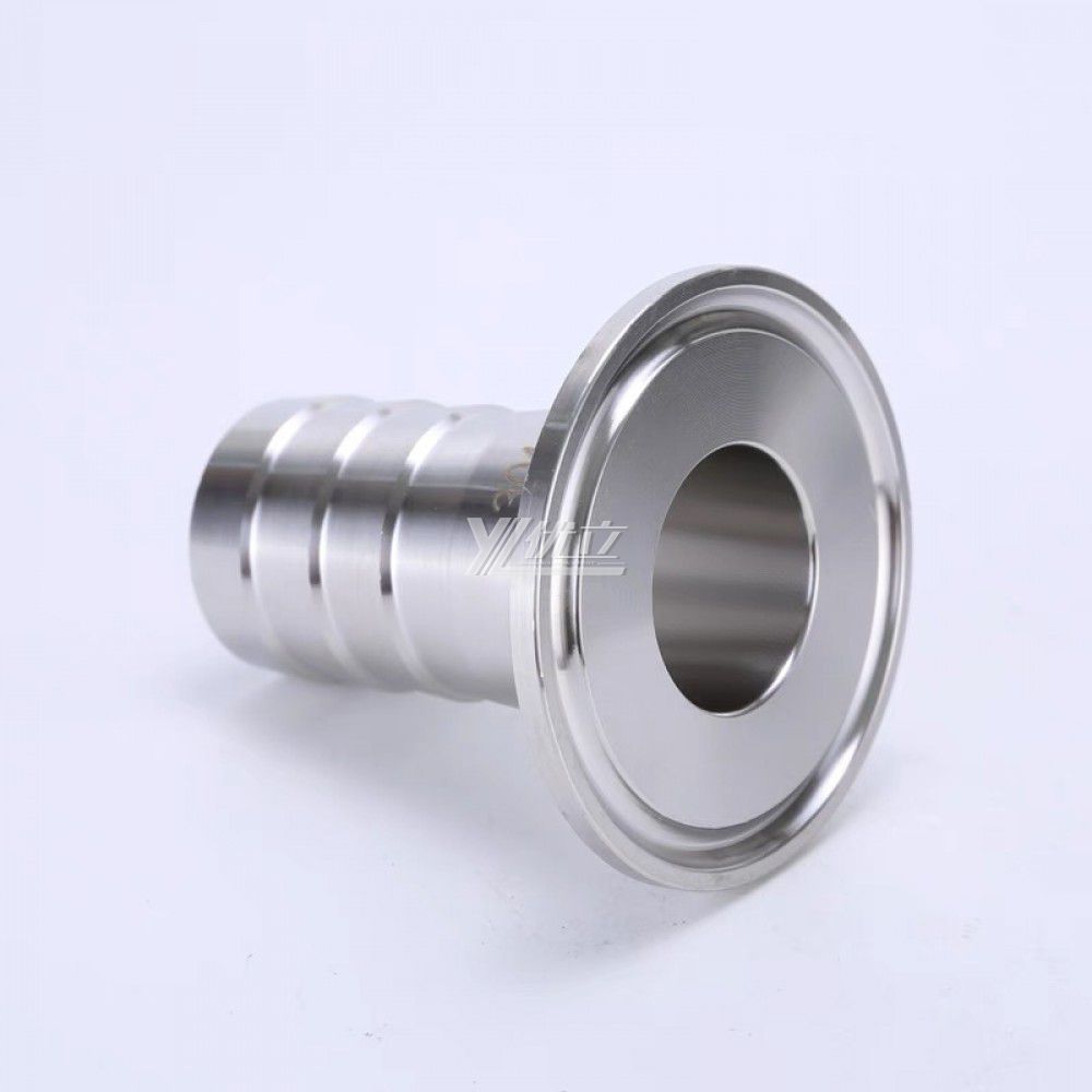 YOULI Best-in-Class Hygienic Food Grade Sanitary Stainless Steel 304 316L SMS Tri Clamp Ferrule Hose Adapter