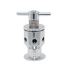 YOULI Hygienic Food Grade Sanitary Stainless Steel 304 316L Tri Clamped T Type Manual Adjustable Exhaust Valve Vent Valve