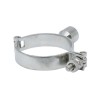 YOULI Sanitary Pipe Fittings Tri Clamp Tube Hex Pipe Holder Stainless Steel 304 With Handle Bar Female Thread Round Pipe Holder