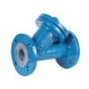 YOULI Stainless Steel Pipeline  304 316 WCB ANSI 150LB JIS 10K PN16 Fluorine Lined F46 PFA Y Type  Flange Strainer  Filter