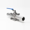 YOULI Stainless Steel 1000WOG PN16-PN64 304 316 Manual Three-piece Lengthening Extended Butt Welded Union Ball Valve
