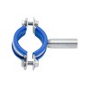 YOULI Sanitary Pipe Fittings Tri Clamp Tube Hex Pipe Holder Stainless Steel 304 With Blue Seat Seal Welded Round Pipe Holder