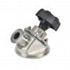 YOULI Hygienic Food Grade Sanitary Stainless Steel 316L Biological Pharmaceutical Manual Tank Tr Clamped Diaphragm Bottom Valve