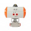YOULI High Temperature NPT BSP 6000psi Stainless Steel 304 316 WCB KHB High Pressure Pneumatic Female Threaded Ball Valve