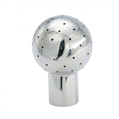 YOULI Hygienic Food Grade Sanitary Bolted Tank Cleaning Stainless Steel 304 SS316L Threaded Nozzle Fixed Cleaning Spray Ball