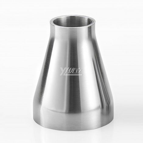 YOULI Hygienic Food Grade Sanitary Stainless Steel 304 SS316L 3A SMS DIN ISO Welded Pipe Fitting Concentric Welded Reducer