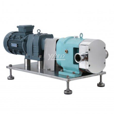 YOULI ZB3A Connect Hygienic Food Grade Stainless Steel 304 316L Chocolate Syrup Honey Transfer Cam Sanitary Rotary Lobe Pump