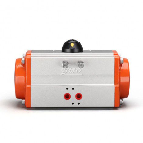 YOULI Customize Aluminium Alloy Actuator Use Butterfly Valve Ball Valve Spring Return Double Acting Large Torque Pneumatic Actuator