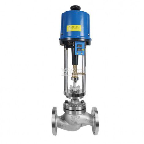 YOULI ZZWPE ANSI 150LB 304 316 Stainless Steel 1.6mpa WCB  Self Standing AC220V Electric Temperature Regulating Control Valve
