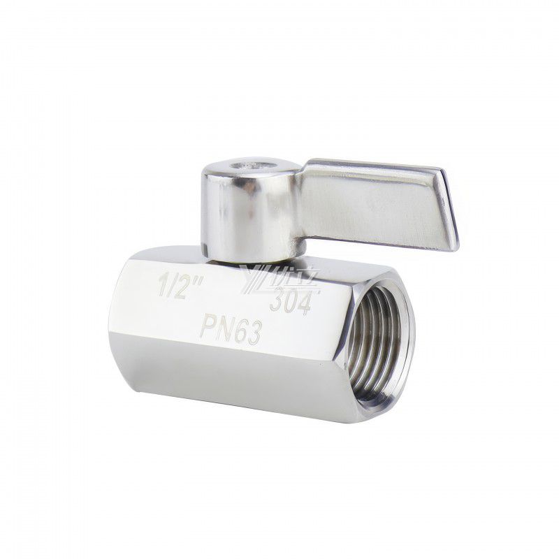 YOULI Stainless Steel NPT BSP 1000WOG PN64 304 316 3/8" 1/2" 1/4" Manual Female Thread Mini Ball Valve