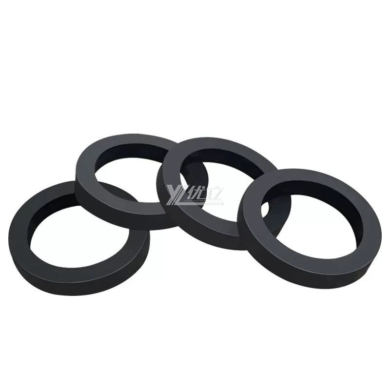 YOULI Hygienic Food Grade Customized White Pipe Sanitary Tri Clamp FKM VITON Union Gasket