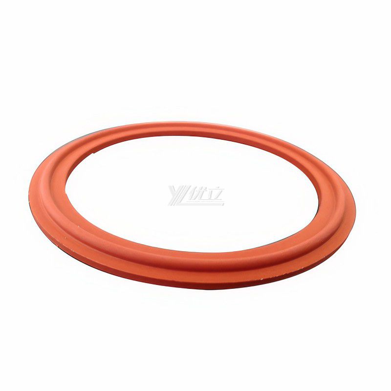 YOULI Good Quality Hygienic Food Grade Customized Pipe Sanitary Detect Tri Clamp Red EPDM Gasket