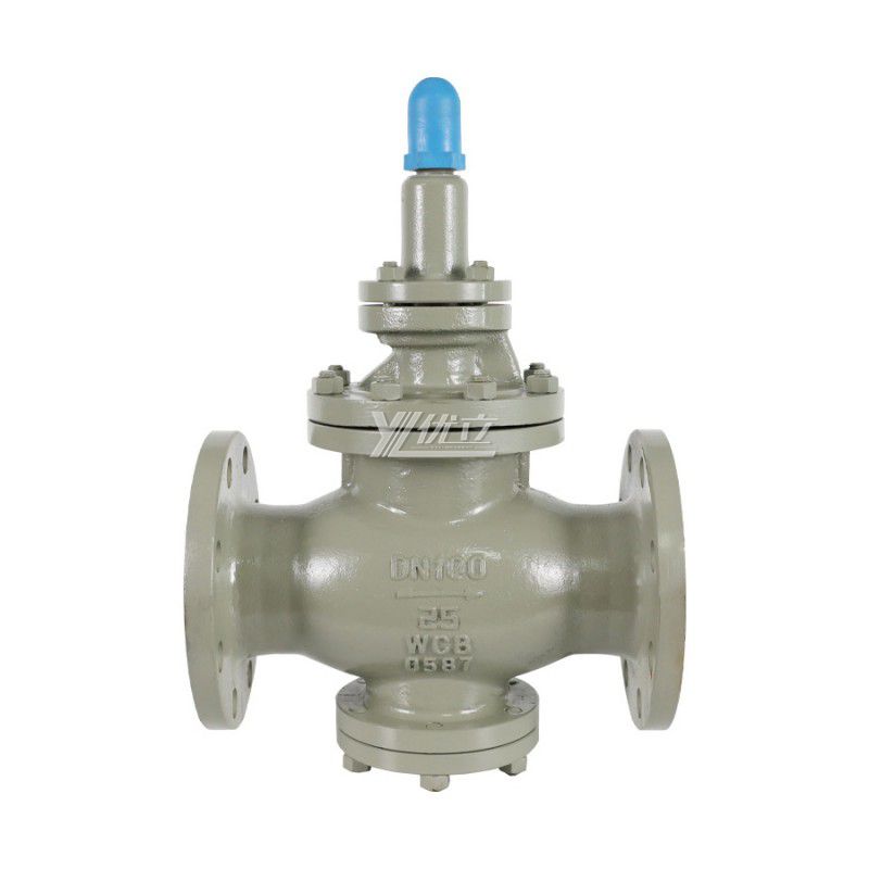 YOULI Stainless Steel ANSI 150lb JIS 10k Pn16-pn64 304 316 WCB Pilot Steam Piston Type Pressure Flanged Reducing Relief Valve