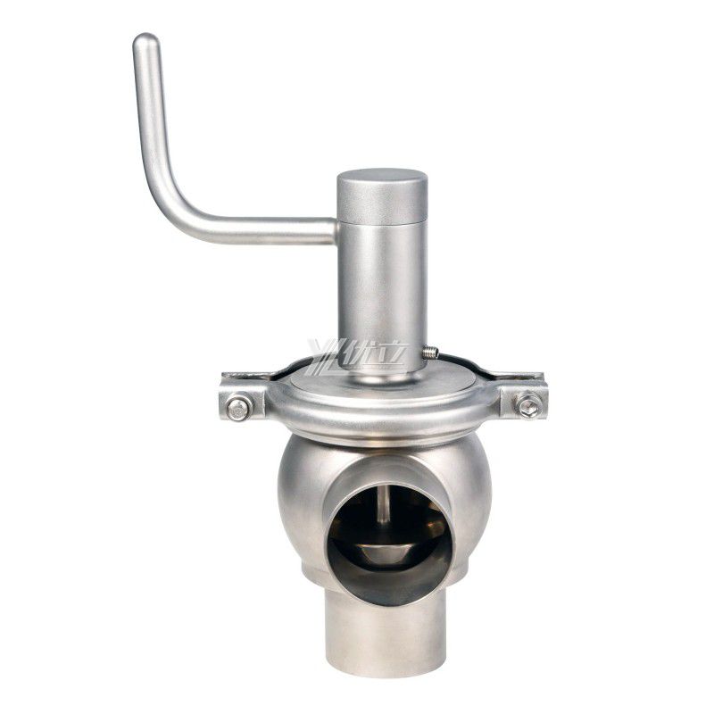 YOULI Best-in-Class Hygienic Food Grade Sanitary Stainless Steel 304 316L Manual L Type Welded Cut-off Globe Stop Valve