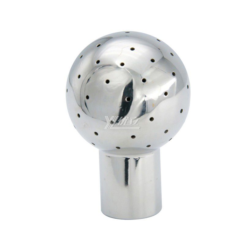YOULI Hygienic Food Grade Sanitary Bolted Tank Cleaning Stainless Steel 304 SS316L Threaded Nozzle Fixed Cleaning Spray Ball