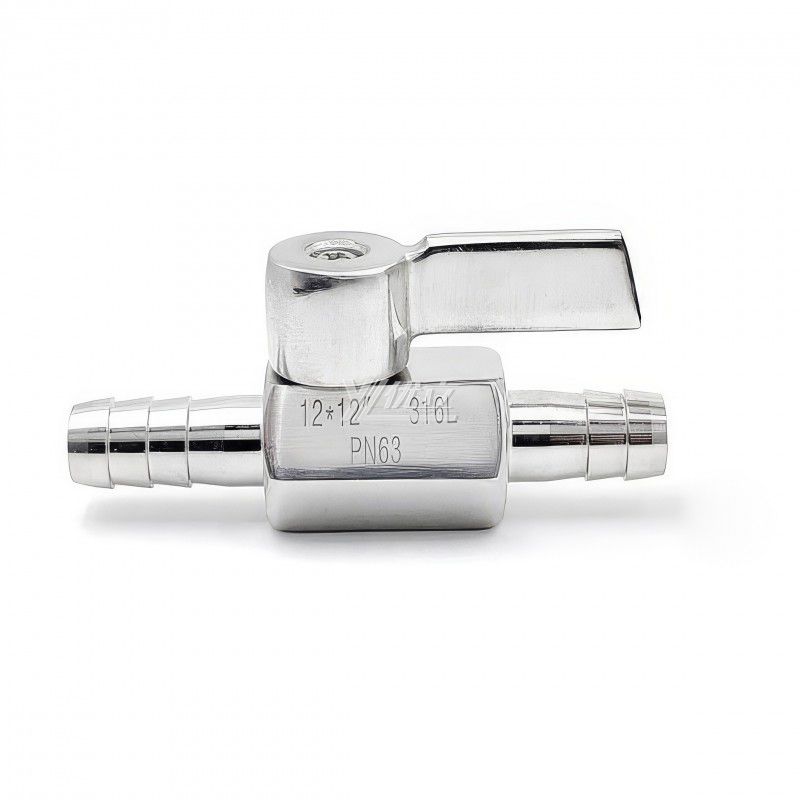 YOULI 1/8" 1/4" NPT BSP 1000WOG PN63 304 316 all Stainless Steel Manual Hose Connector Pagoda Mini Ball Valve
