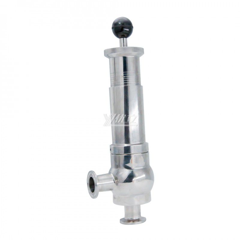 YOULI Best-in-Class  Hygienic Food Grade Sanitary Stainless Steel 304 316L Scale Adjustable Tr Clamped Sanitary Safety Valve