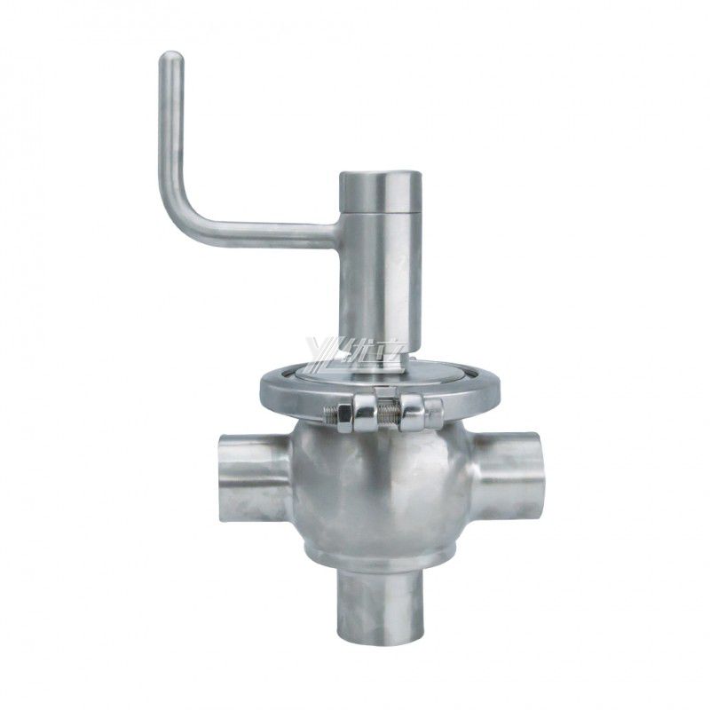 YOULI Best-in-Class Hygienic Food Grade Sanitary Stainless Steel 304 316L Manual T Type Welded Cut-off Globe Stop Valve