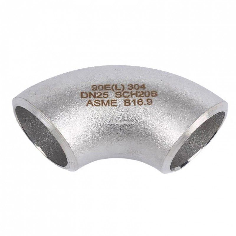 YOULI Industrial Shot Blasting Pickling Stainless Steel ANSI SCH40-SCH160  304 SS316L Pipe Fitting 90 Degrees Butt Welding Elbow