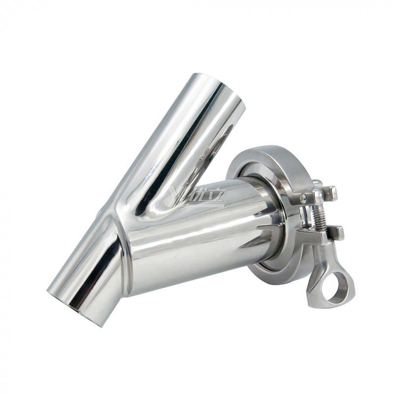 YOULI Hygienic Food Grade SS 304 316L Stainless Steel Milk  Beer  Honey Sanitary Y Type Butt-welded Strainer  Filter