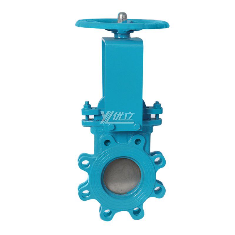 YOULI High Temperature ANSI 150LB Stainless Steel 304 316 JIS 10K-20K 1.6mpa WCB Manual Wafer Knife Gate Valve