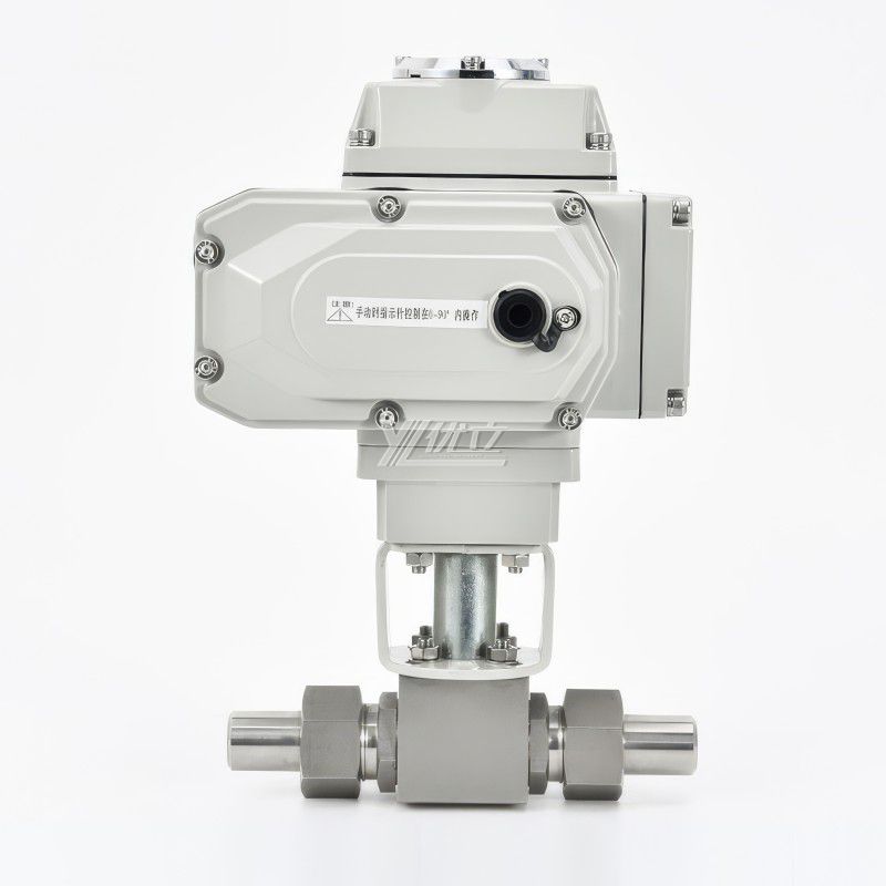 YOULI Hydraulic Pressure 6000psi PN500304 316 Stainless Steel DC24V KHB High Pressure Electric Union Butt Welded Ball Valve