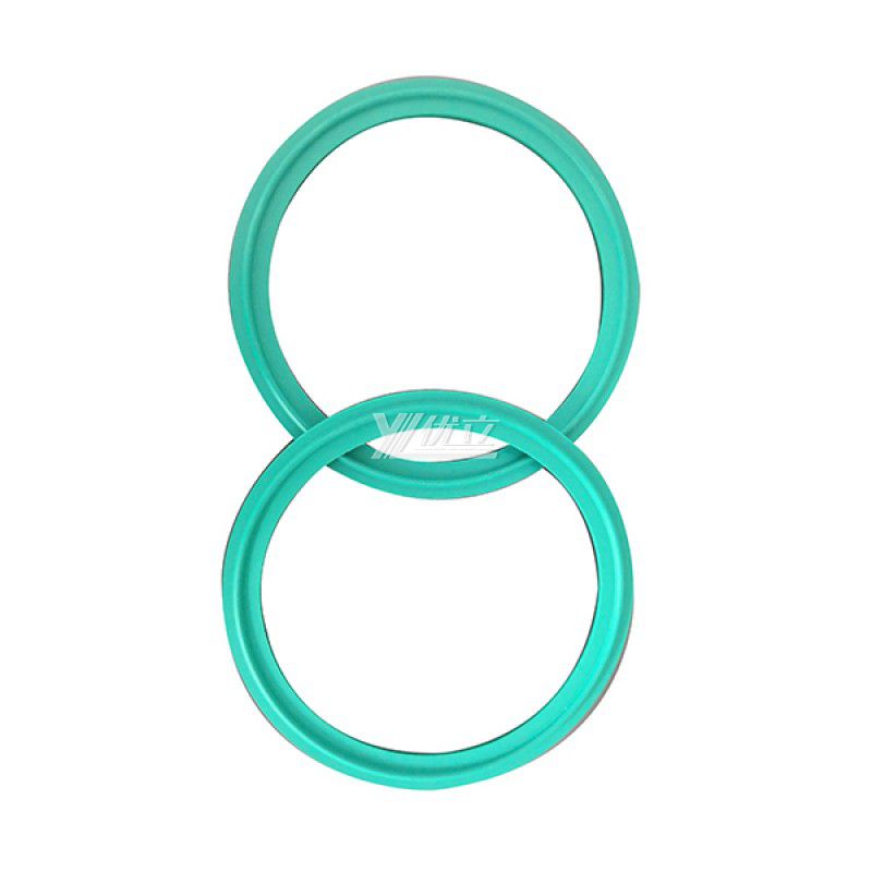 YOULI Hygienic Food Grade Customized Sanitary Detect Tri Clamp Green VITON Sealing Ring