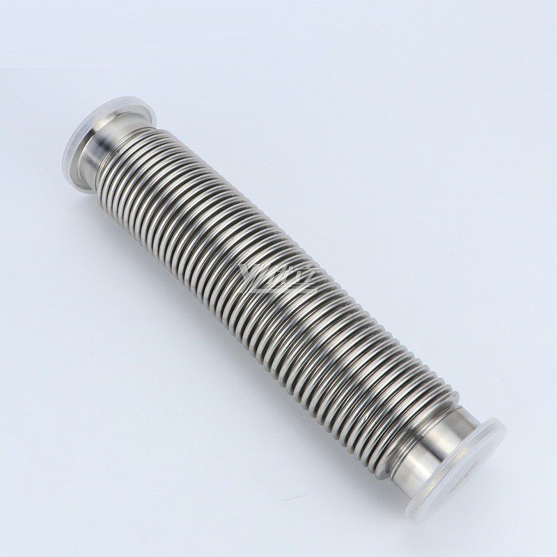 YOULI Food Grade Sanitary Stainless Steel 304 SS316L KF16 KF25 KF40 100-4000mm KF Pipe Fitting Vacuum Sylphon Bellows Fittings